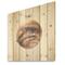 Designart - Planet Venus - Bohemian & Eclectic Print on Natural Pine Wood